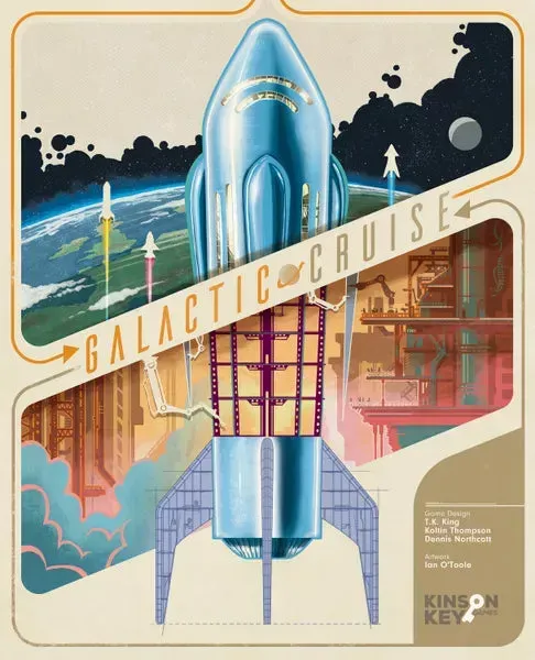 Dragon's Lair Galactic Cruise brädspel 1–4 spelare rymd