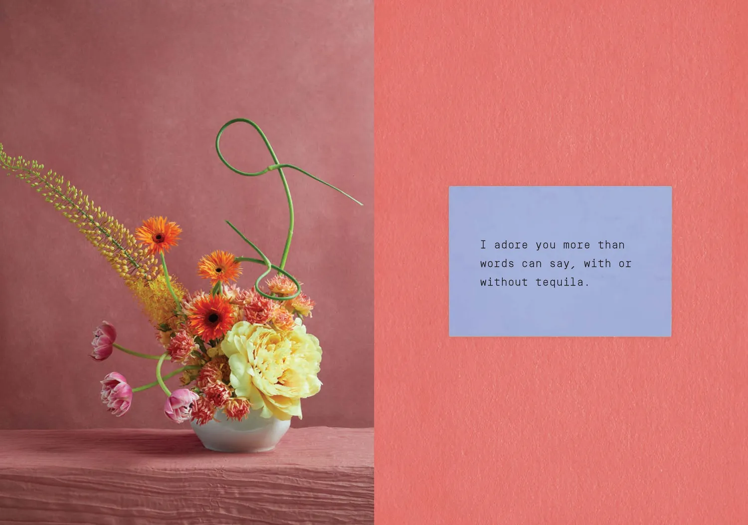 Chronicle Books Say It with Flowers bok blombudskap present