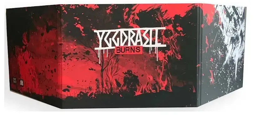 Yggdrasil Burns spelledarskärm rollspelsskärm hård