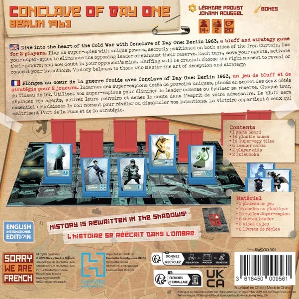 Dragon's Lair Codo Berlin 63 strategispel 2 spelare spiontema