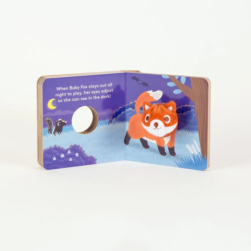 Games Room Baby Fox fingerbok med mjuk räv