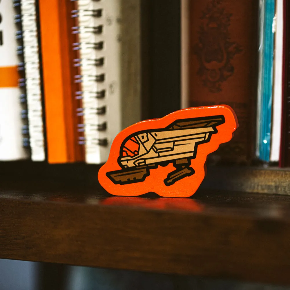 Orange Nebula Thonks Set 01 samlarfigurer 5-pack trä