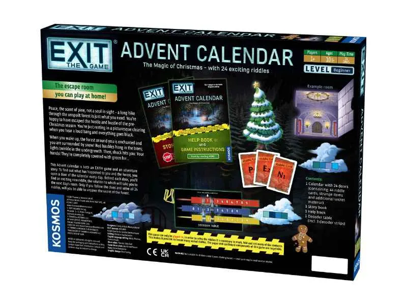 Kosmos EXIT Magic of Christmas julkalender 24 gåtor