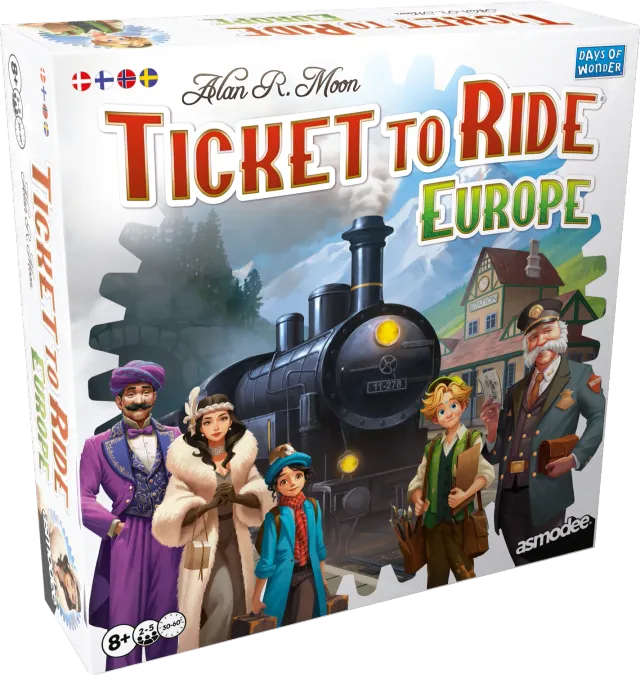 Ticket to Ride Europe Refresh brädspel svenska regler