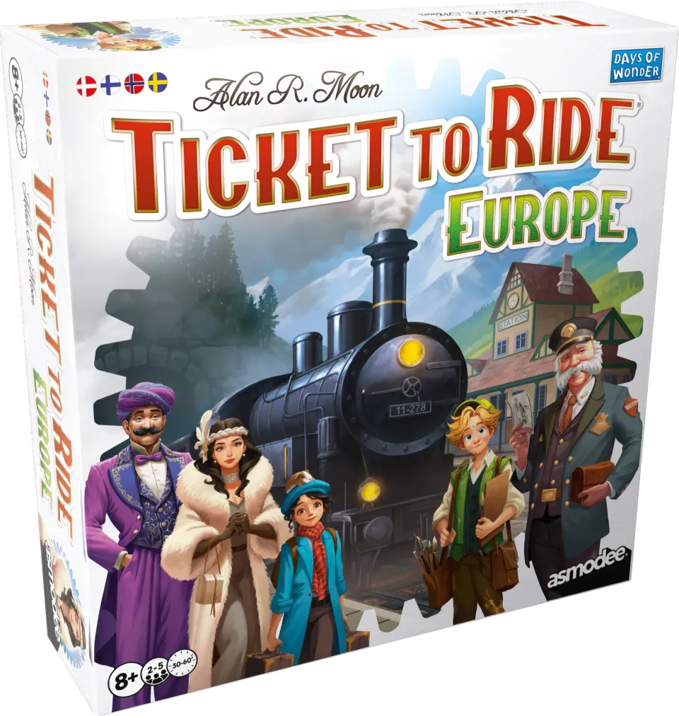 Ticket to Ride Europe Refresh brädspel svenska regler