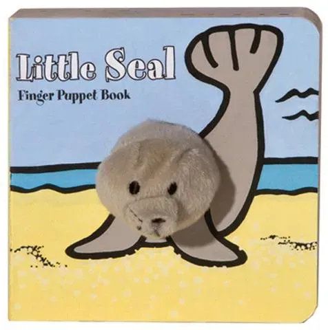 Games Room Little Seal pekbok med fingerdocka