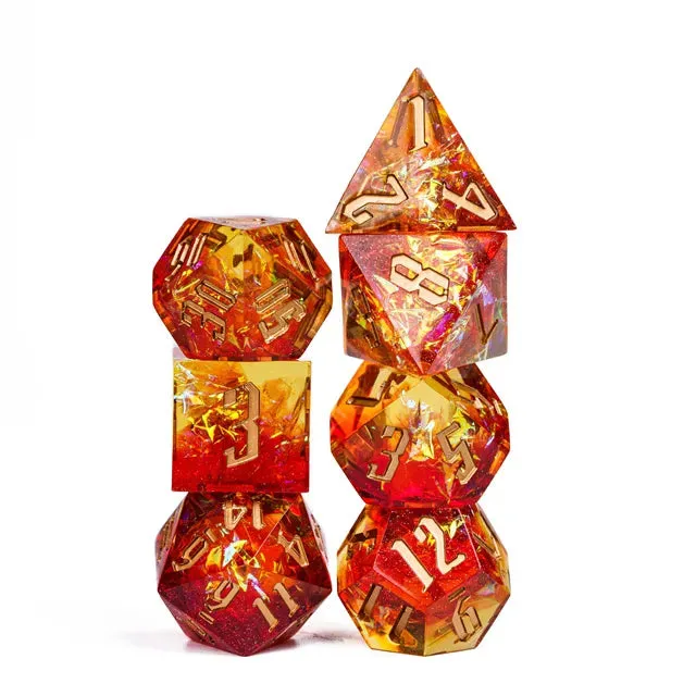 Dragon's Lair Flame Dice tärningsset rollspel