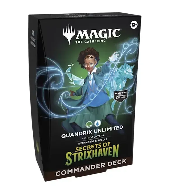 Magic Strixhaven Quandrix Commander Deck 100 kort