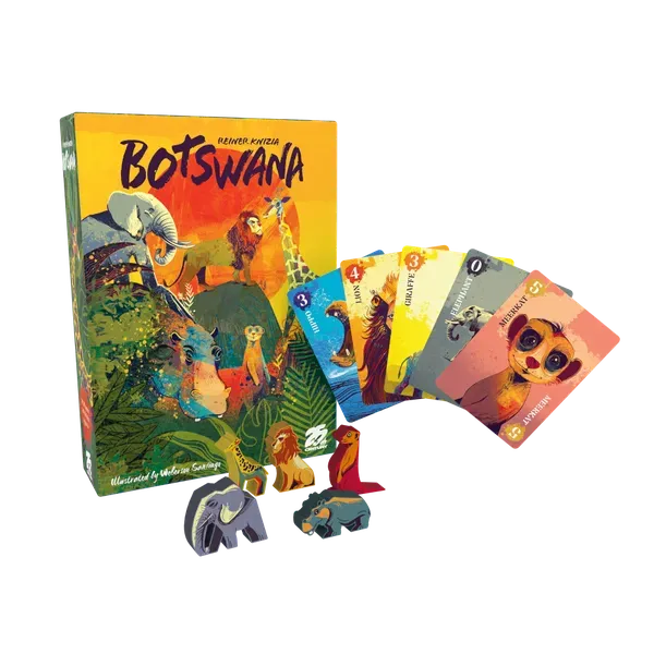 Dragon's Lair Botswana familjekortspel djur 2-5 spelare