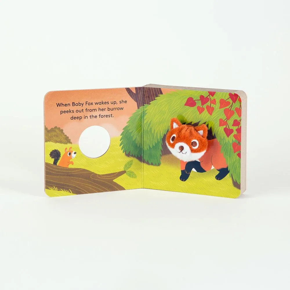 Games Room Baby Fox fingerbok med mjuk räv