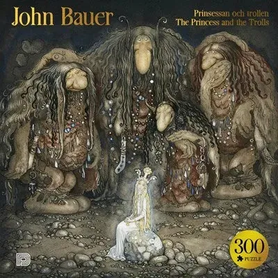 Dragon's Lair John Bauer The Princess and the Trolls pussel 300 bitar sagomotiv