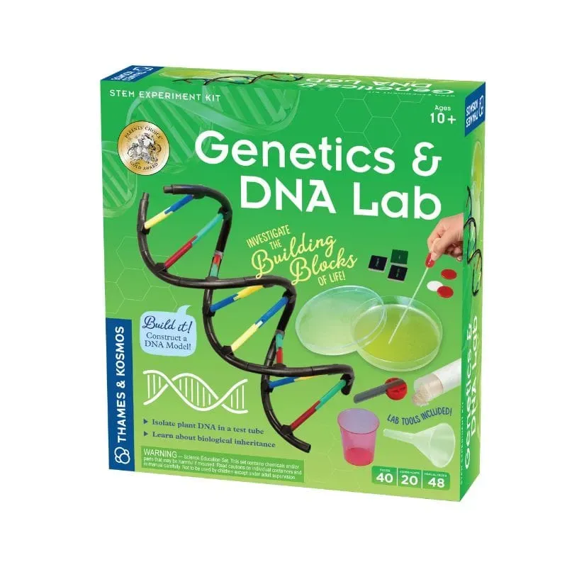 Kosmos Genetics DNA experimentlåda labb 48 sidor