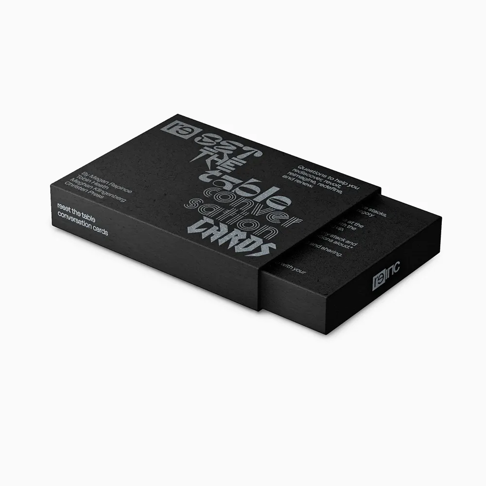Reset the Table Conversation Cards samtalskort 20 kort