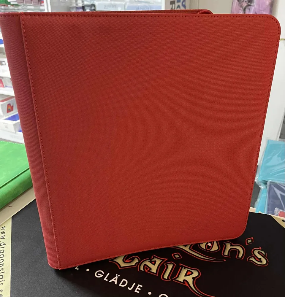 Dragon's Lair Zip Cardbinder 12-Pocket pärm 480 kort röd