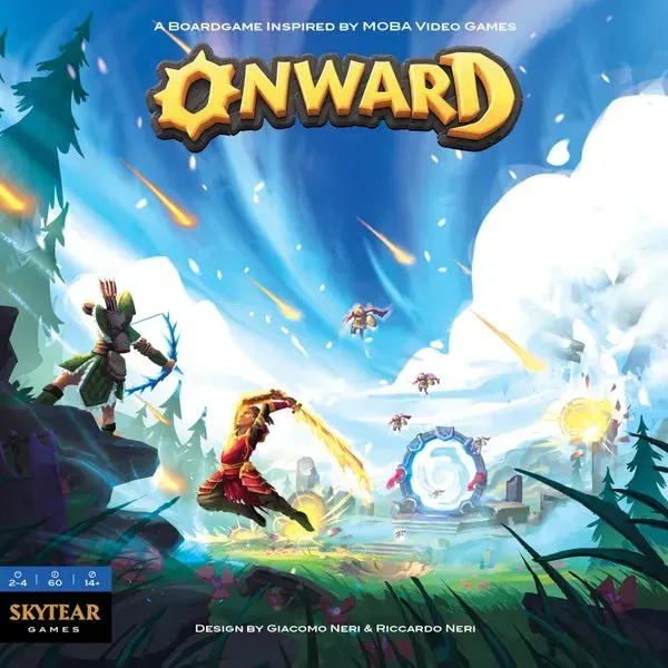 Dragon's Lair Onward brädspel MOBA 2-4 spelare