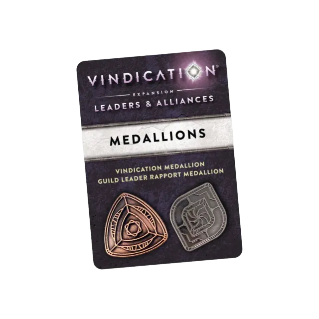Orange Nebula Vindication Metal Threshold Medallions metallmarkörer