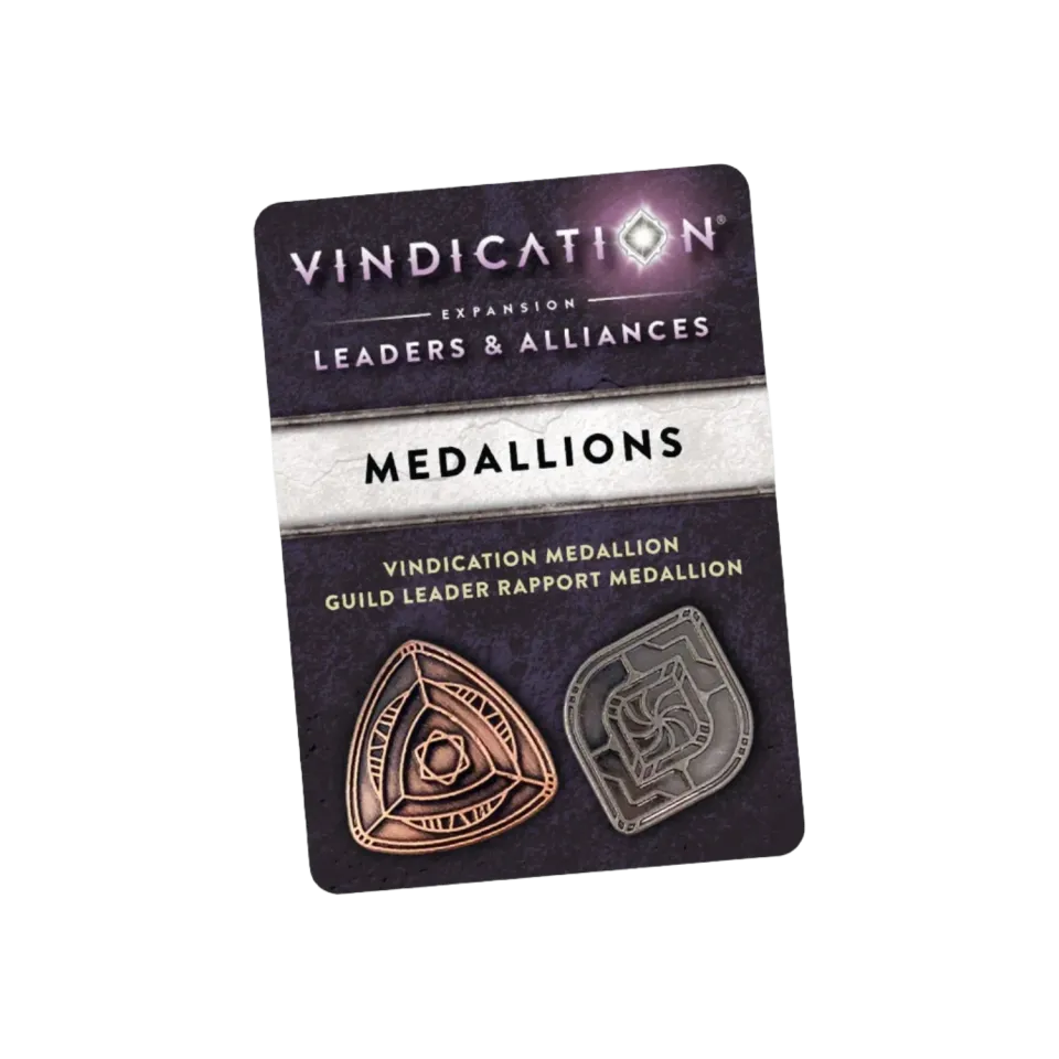 Orange Nebula Vindication Metal Threshold Medallions metallmarkörer