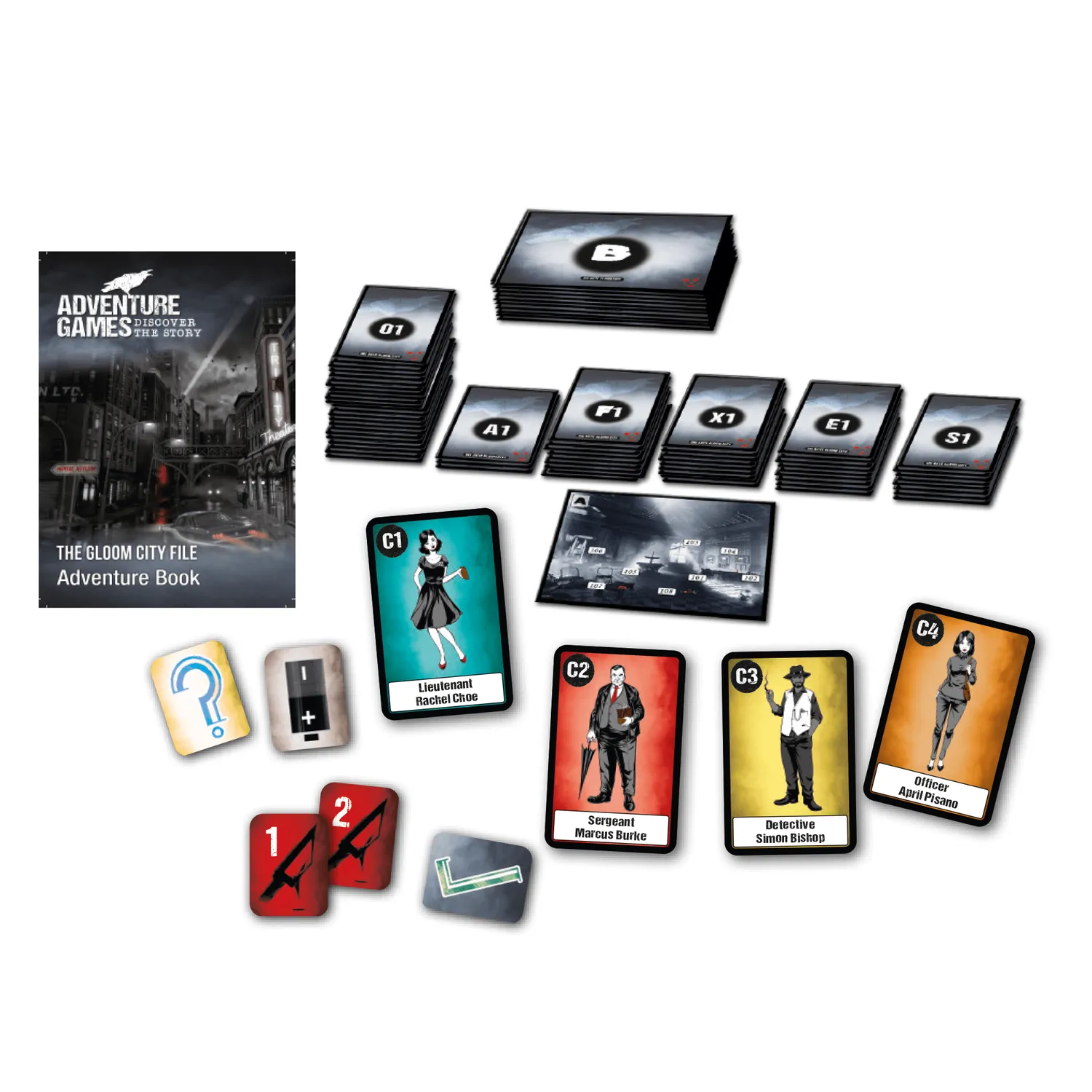Kosmos Adventure Games Gloom City File äventyrsspel