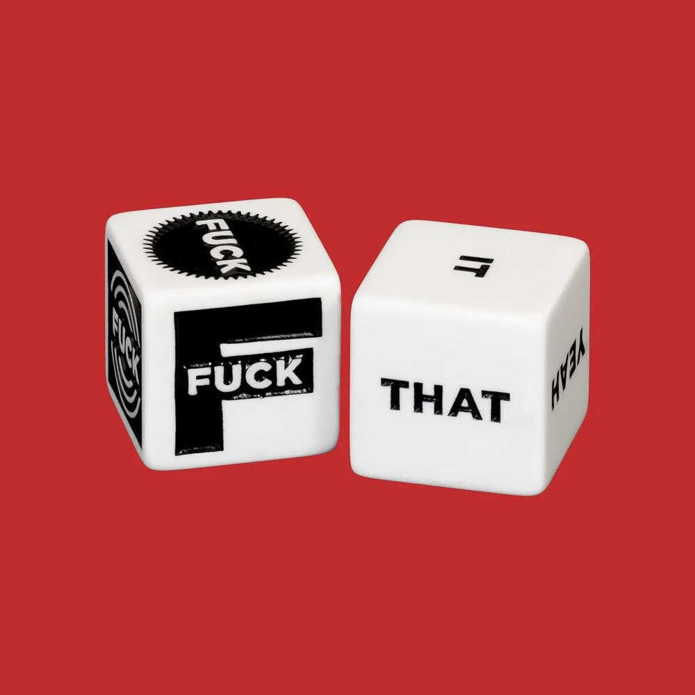 Games Room Fuck Yeah Decision Dice beslutstärningar 2-pack