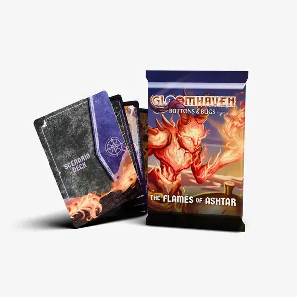 Gloomhaven Buttons & Bugs Flames of Ashtar expansion solo