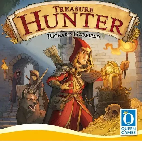 Queen Games Treasure Hunter kortspel 2-6 spelare strategi