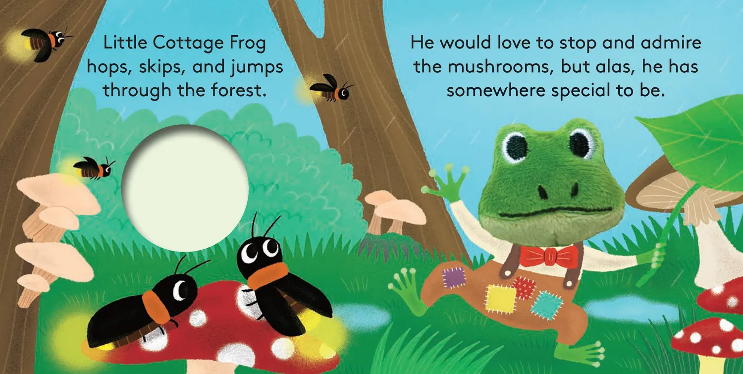 Games Room Little Cottage Frog pekbok groda