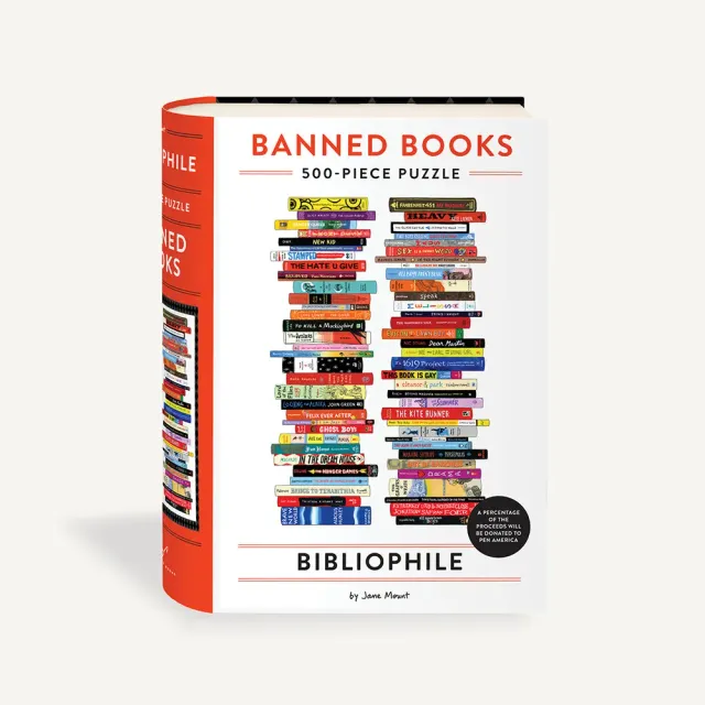 Games Room Bibliophile Banned Books pussel 500 bitar