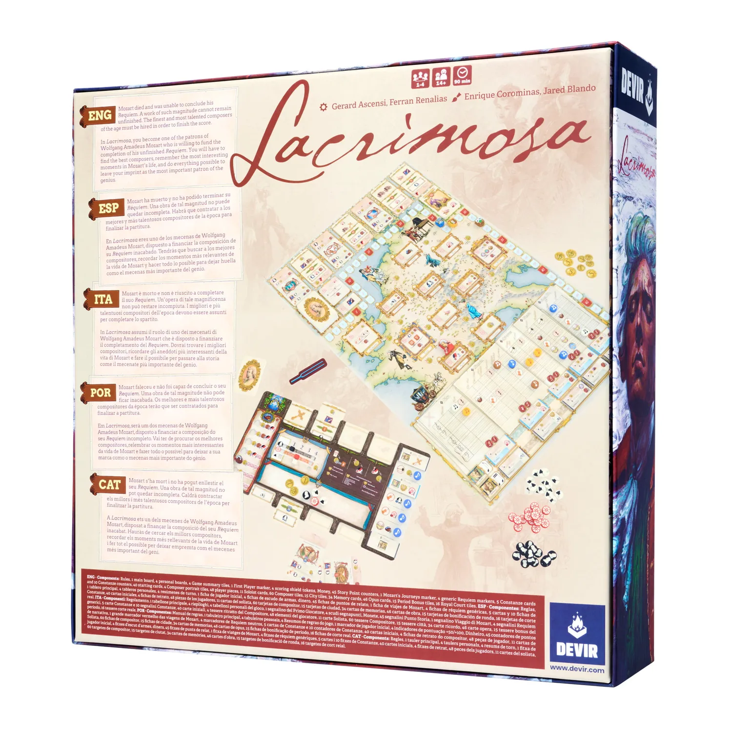 Kosmos Lacrimosa brädspel strategi för vuxna