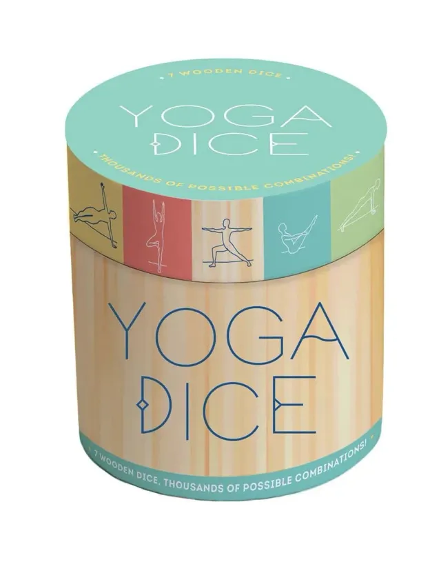 Games Room Yoga Dice yogatärningar 7 trätärningar