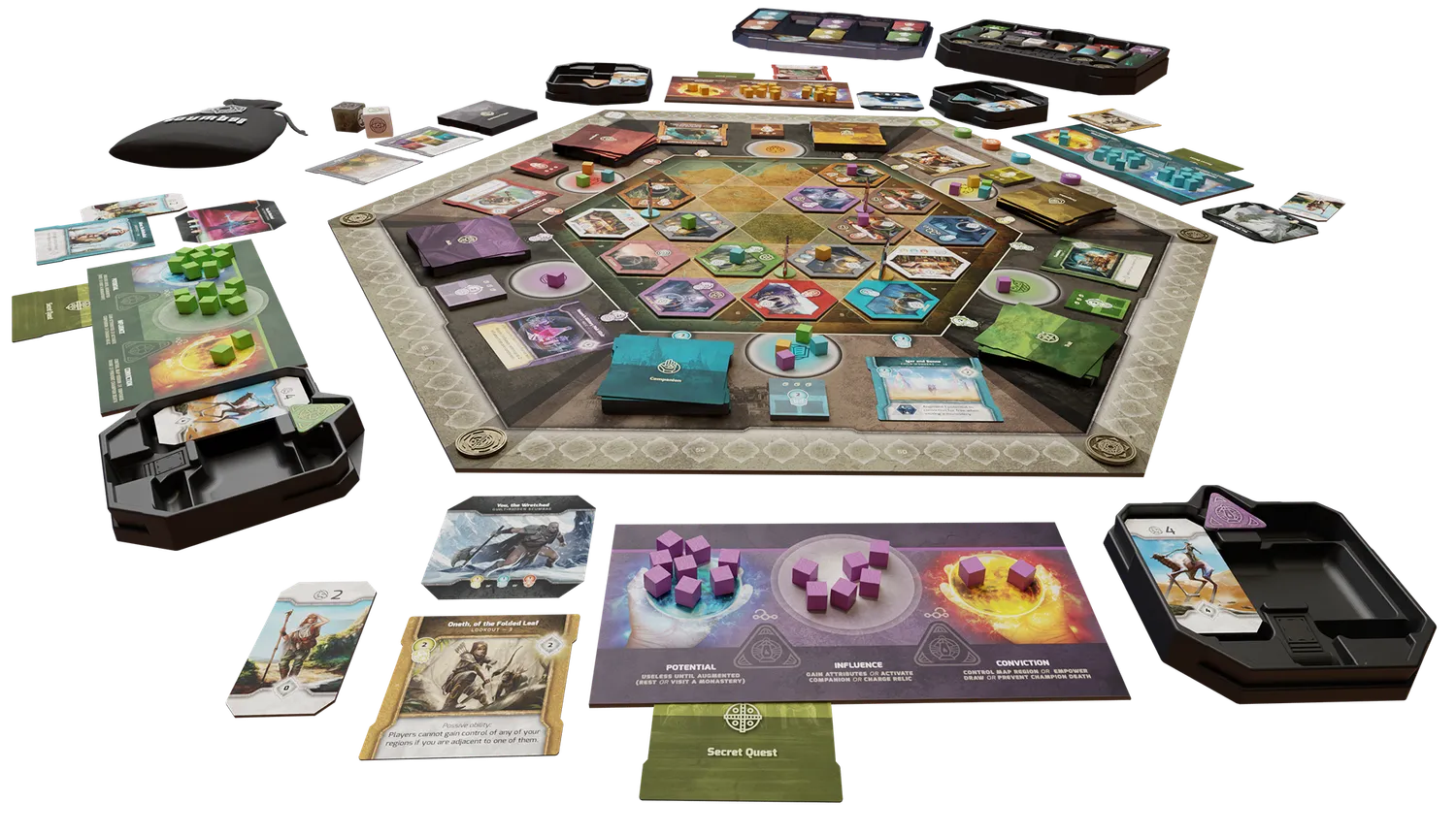 Orange Nebula Vindication Base Game brädspel grundspel 2-5 spelare
