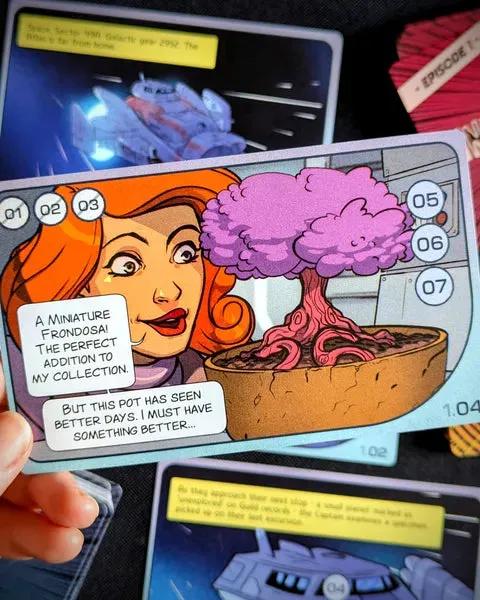 Interstellar Adventures Flattery brädspel 2-4 escape room