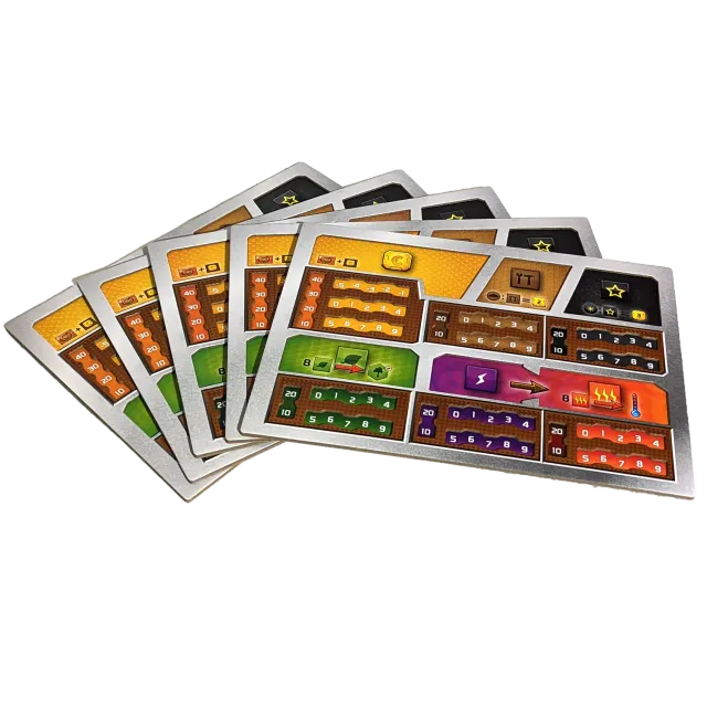 Terraforming Mars Dual Layer Player Boards spelbräde 5-pack