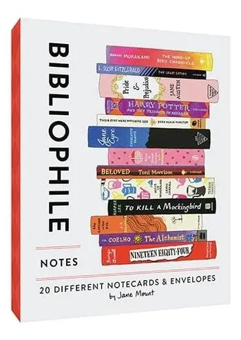 Games Room Bibliophile Notes kortset 20 motiv böcker