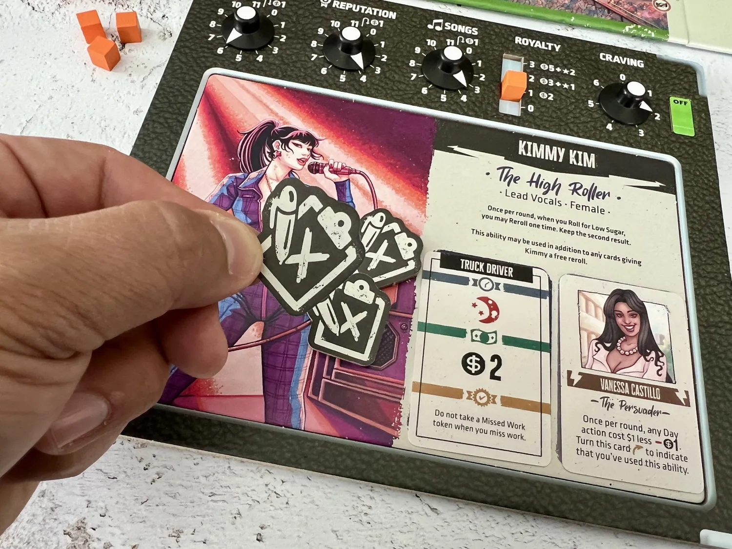 Kosmos Rock Hard 1977 brädspel 2-5 spelare