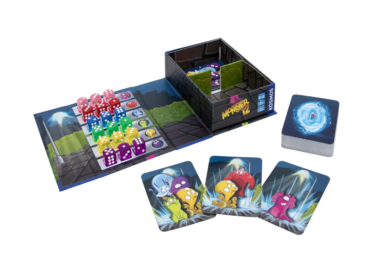 Kosmos Monster 12 tärningsspel familjespel
