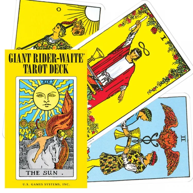 Dragon's Lair Rider-Waite Giant tarotkort extra stora 78 kort