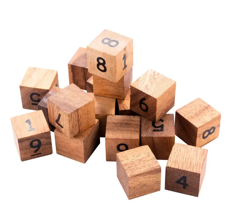 Dragon's Lair Wooden Sudoku Cube träpussel akacia