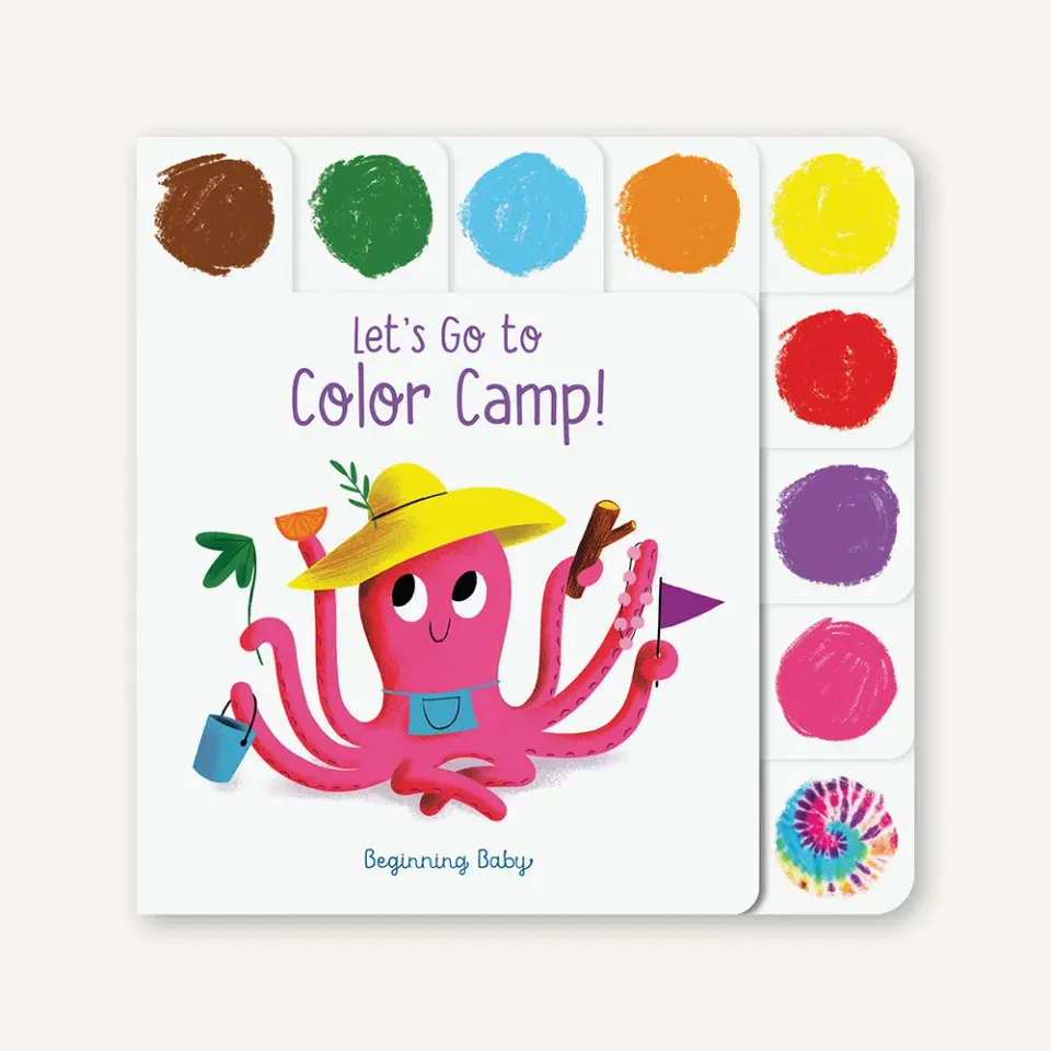 Games Room Beginning Baby Let's Go to Color Camp pekbok färger
