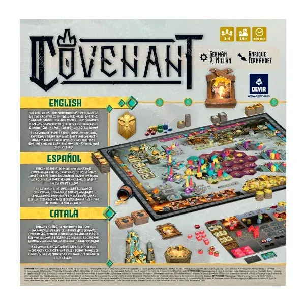 Covenant brädspel fantasy dvärgar 1-4 spelare