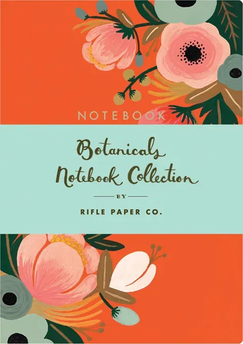 Games Room Botanicals Notebook 3-pack linjerad