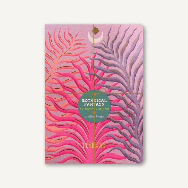 Botanical Fantasy anteckningsböcker 3-pack Mirel Fraga