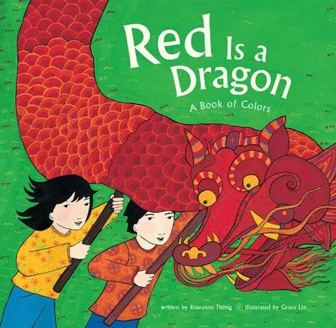 Games Room Red Is a Dragon bilderbok färger 3-6 år