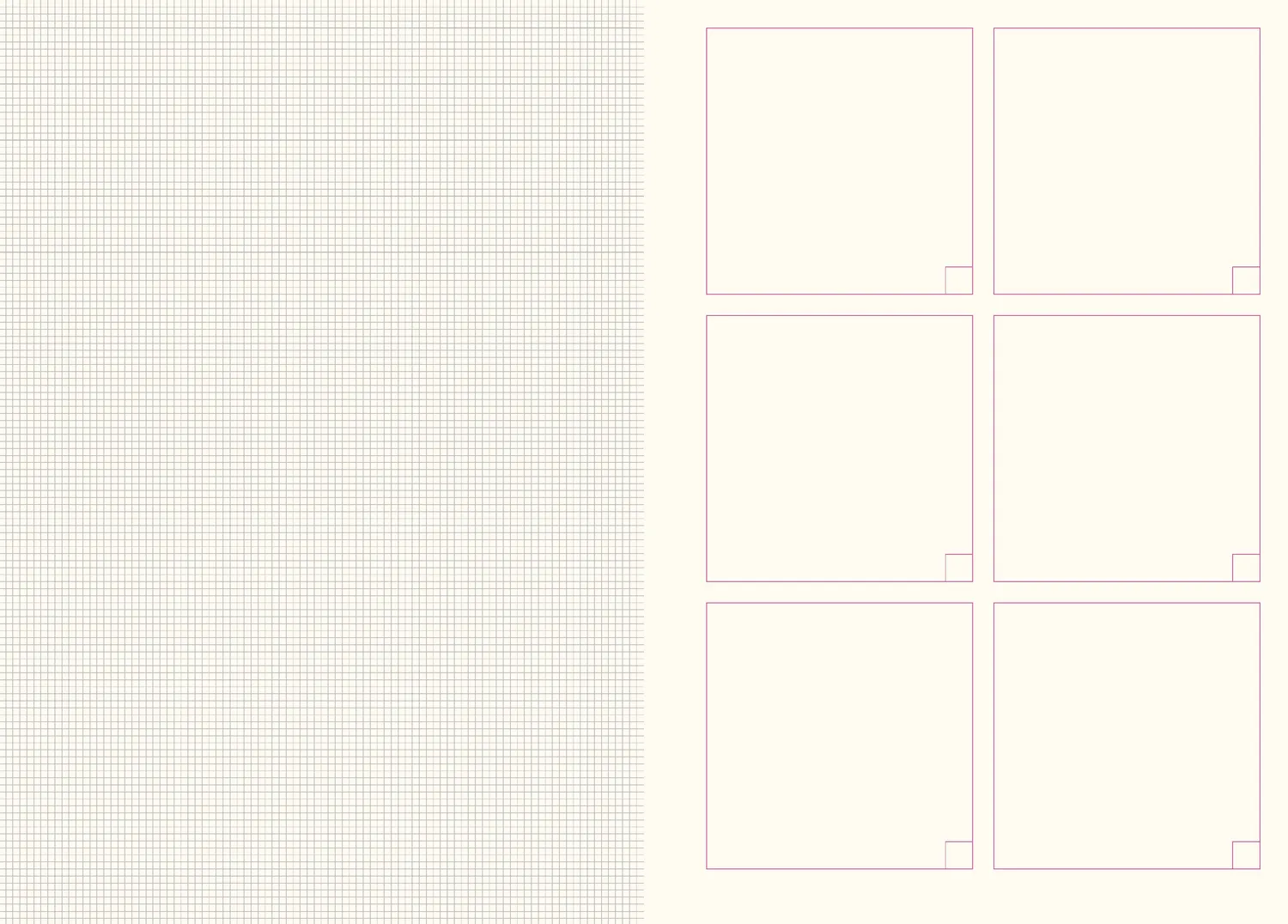 Games Room Grids & Guides anteckningsbok rosa 160 sidor