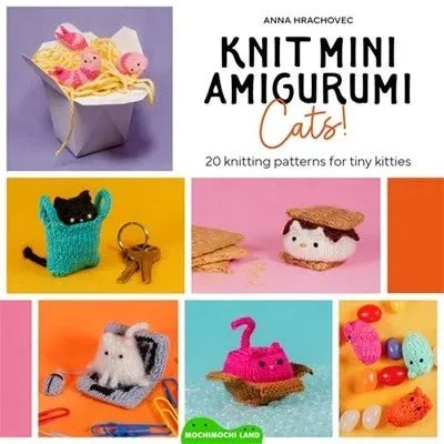 Knit Mini Amigurumi Cats stickbok 20 mönster