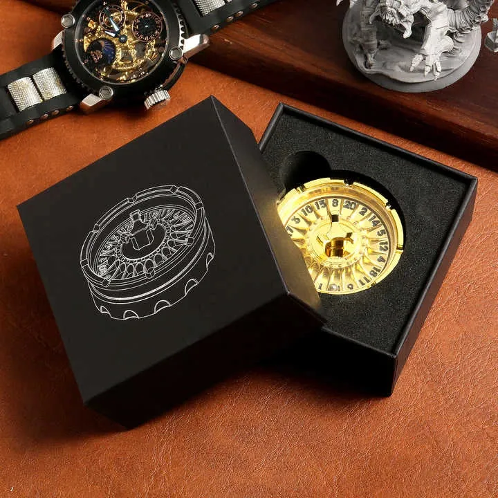 Roulette Dice D20 tärning guld roulettdesign