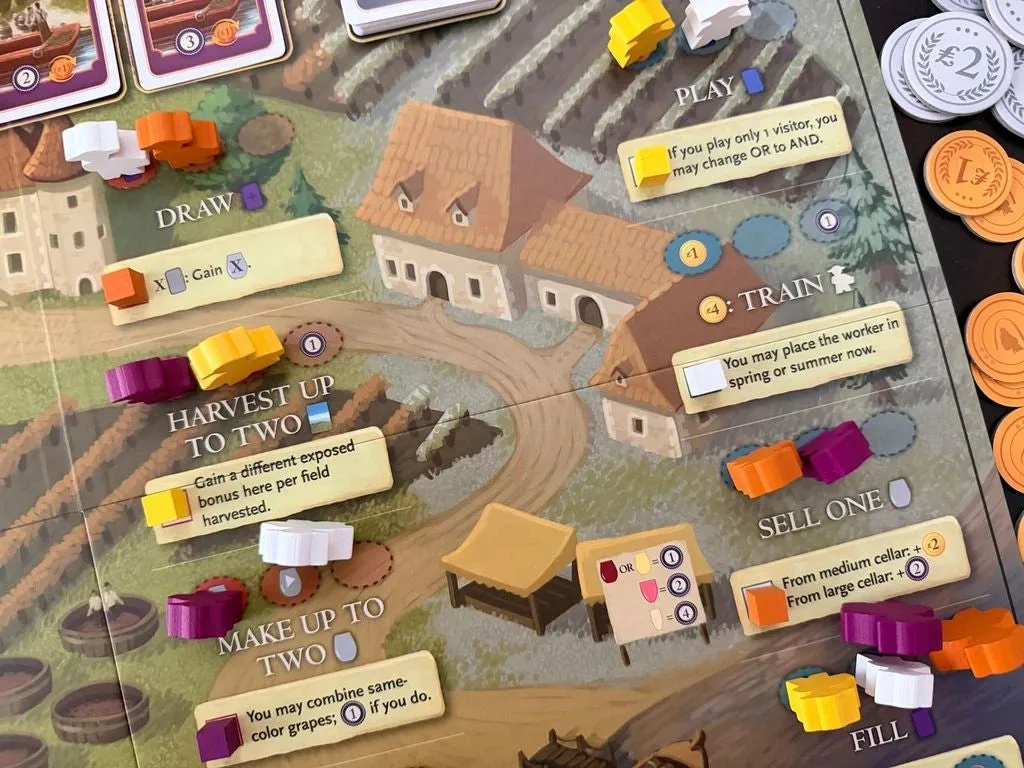 Viticulture Bordeaux Expansion brädspel 1–6 spelare
