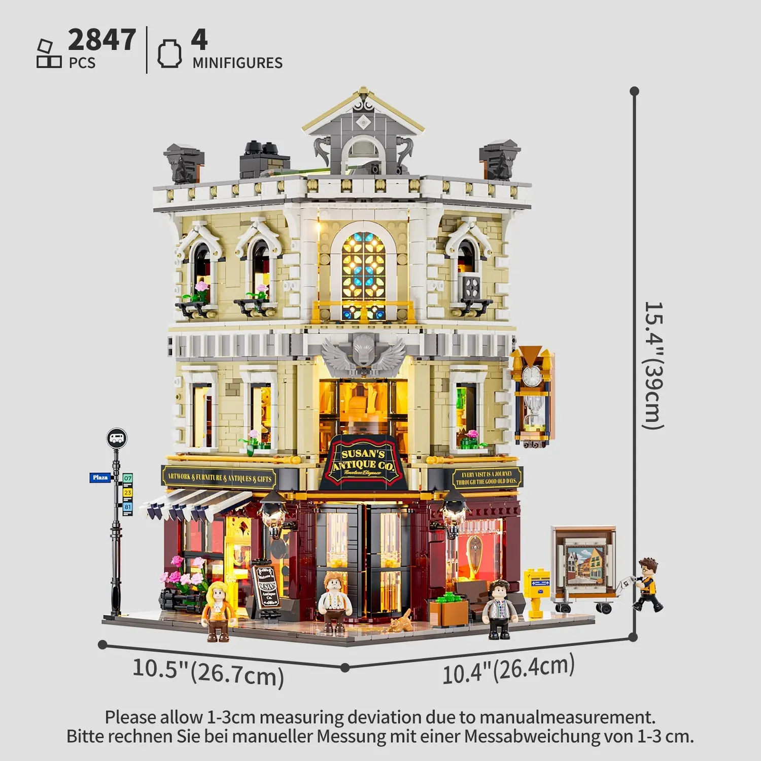 Dragon's Lair Antique Store byggsats 2847 bitar LED