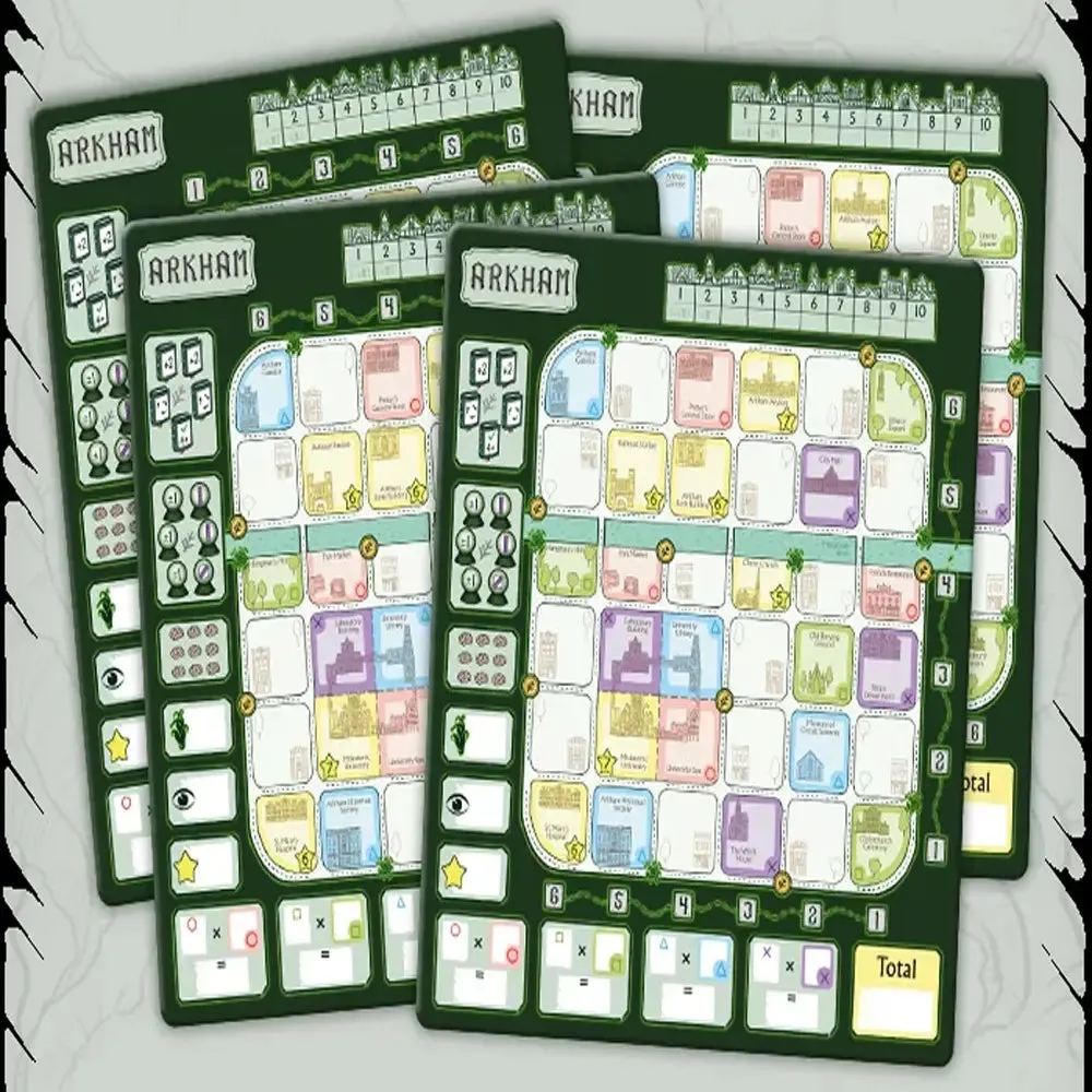 Dragon's Lair Arkham Travel Guide roll & write spel EN
