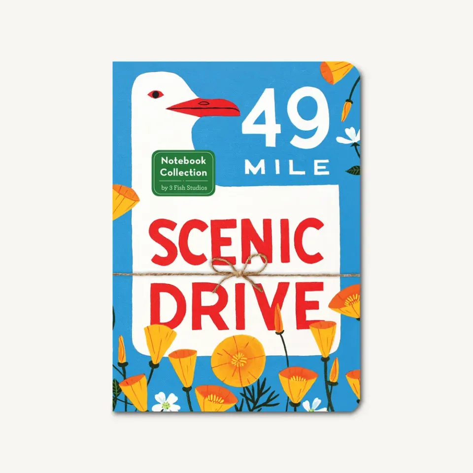 Games Room 49-Mile Scenic Drive anteckningsbok 3-pack