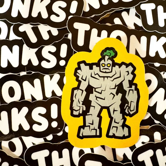 Orange Nebula Thonks Tuuk-Tuuk sticker klistermärke